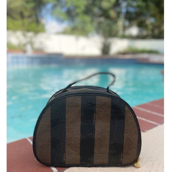 Fendi Handbags - Fendi 90s Pequin Mini Top Handle Bag